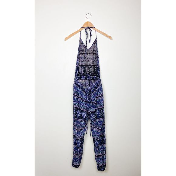 UO Batik Print Halter Jumpsuit - Picture 3 of 6